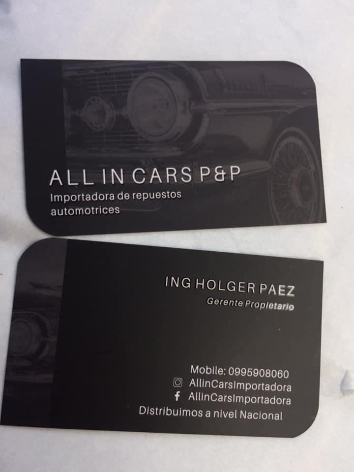 Tarjetas de Presentación